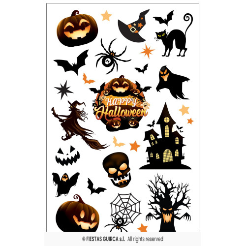 TATOUAGE HALLOWEEN NOIR
