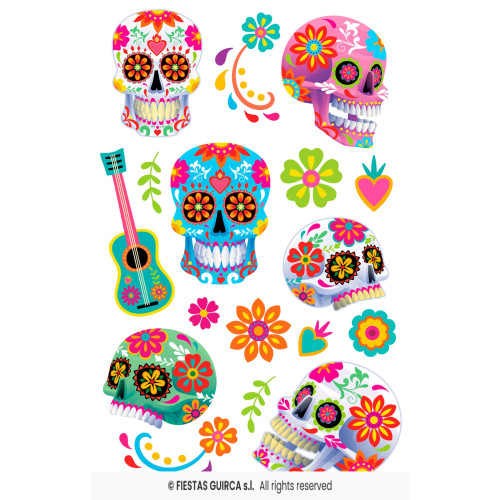 TATOUAGE HALLOWEEN CATRINA