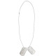 COLLIER PLAQUE MILITAIRE