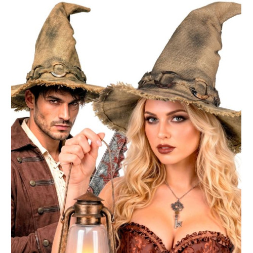 CHAPEAU EPOUVENTAIL/MAGICIEN/SORCIERE