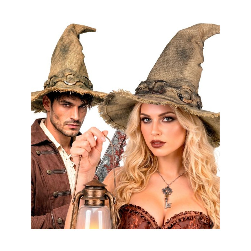 CHAPEAU EPOUVENTAIL/MAGICIEN/SORCIERE