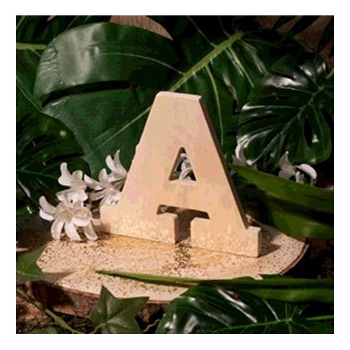 LETTRE EN BOIS &quot;A&quot; A DECORER