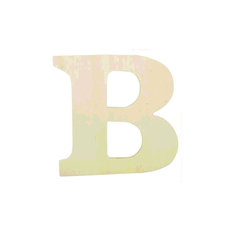 LETTRE EN BOIS "B" A DECORER