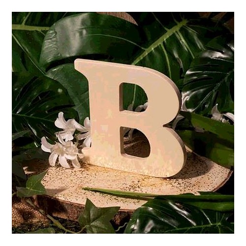 LETTRE EN BOIS &quot;B&quot; A DECORER