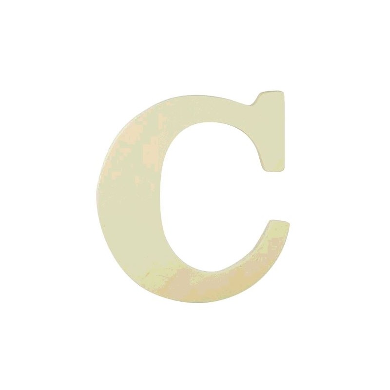 LETTRE EN BOIS "C" A DECORER