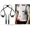 HOLSTER AVEC 2 COUTEAUX