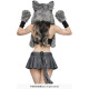 QUEUE GRISE 45CM