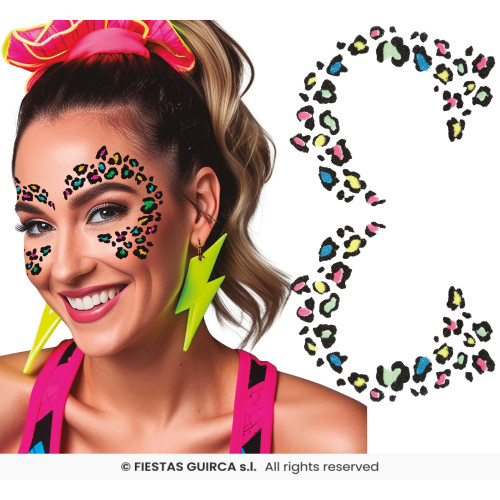 GLITTER FACE LEOPARD