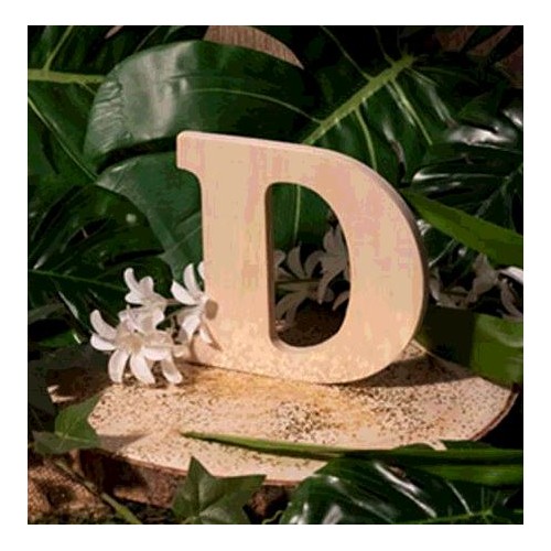 LETTRE EN BOIS &quot;D&quot; A DECORER