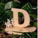 LETTRE EN BOIS "D" A DECORER