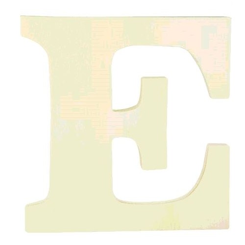 LETTRE EN BOIS "E" A DECORER