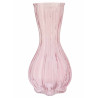 VASE AMBRE VERRE ROSE