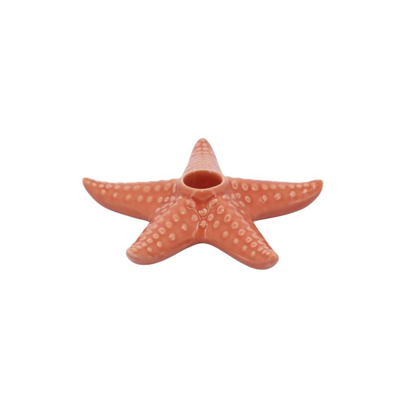 BOUGEOIR ÉTOILE DE MER CÉRAMIQUE