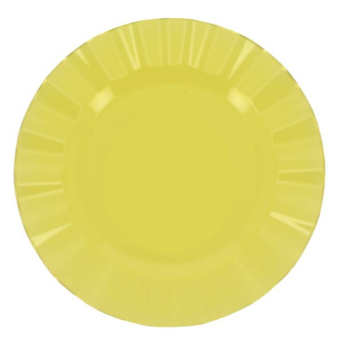 6 ASSIETTES PM RÉUTIL. JAUNE