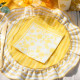 16 SERVIETTES LEMON CURD PAPIER