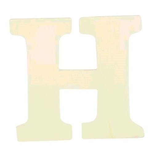 LETTRE EN BOIS "H" A DECORER