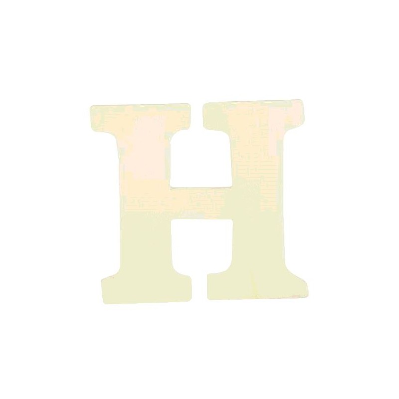 LETTRE EN BOIS "H" A DECORER