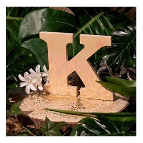 LETTRE EN BOIS &quot;K&quot; A DECORER