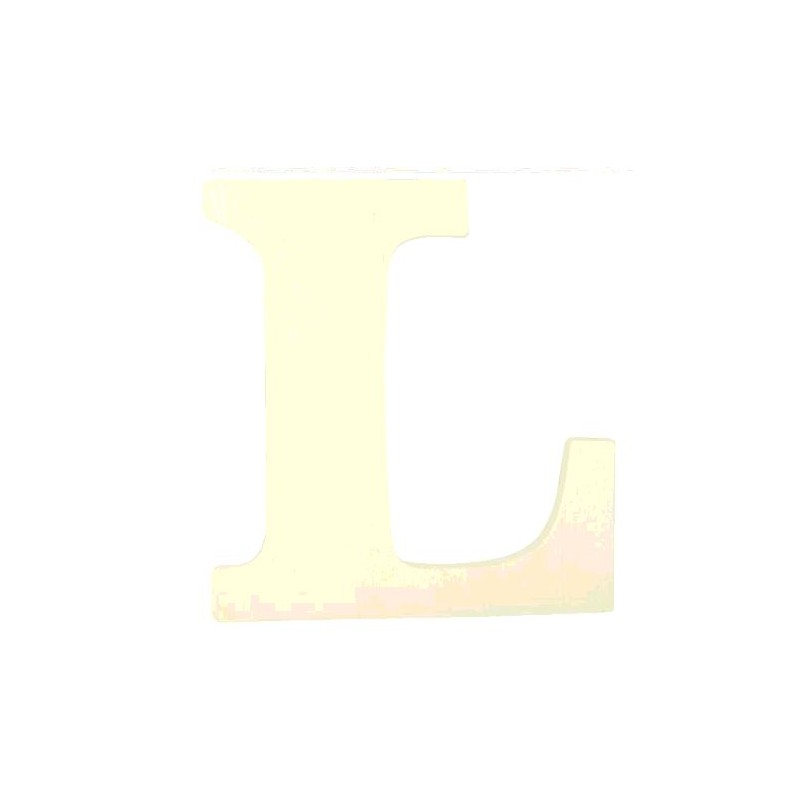 LETTRE EN BOIS "L" A DECORER