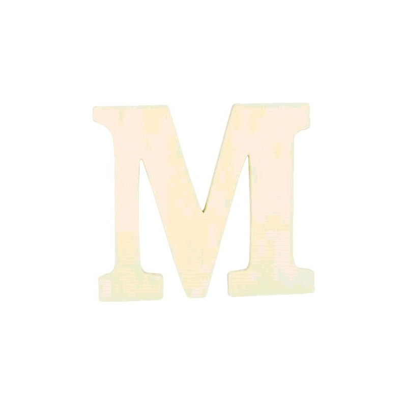 LETTRE EN BOIS "M" A DECORER