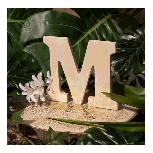 LETTRE EN BOIS &quot;M&quot; A DECORER