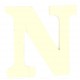 LETTRE EN BOIS "N" A DECORER