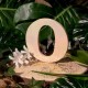 LETTRE EN BOIS "O" A DECORER