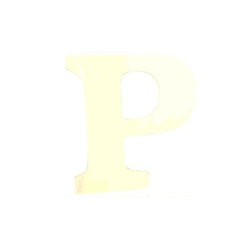 LETTRE EN BOIS "P" A DECORER