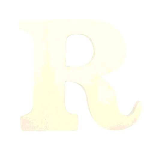 LETTRE EN BOIS "R" A DECORER