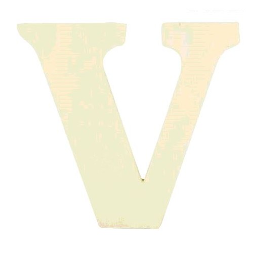 LETTRE EN BOIS "V" A DECORER