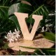 LETTRE EN BOIS "V" A DECORER