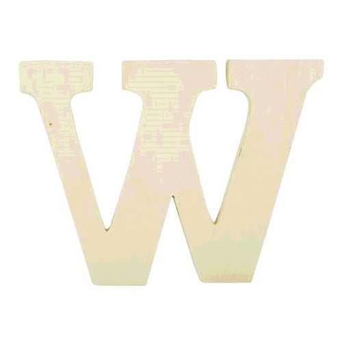 LETTRE EN BOIS "W" A DECORER