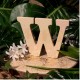 LETTRE EN BOIS "W" A DECORER