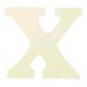 LETTRE EN BOIS "X" A DECORER