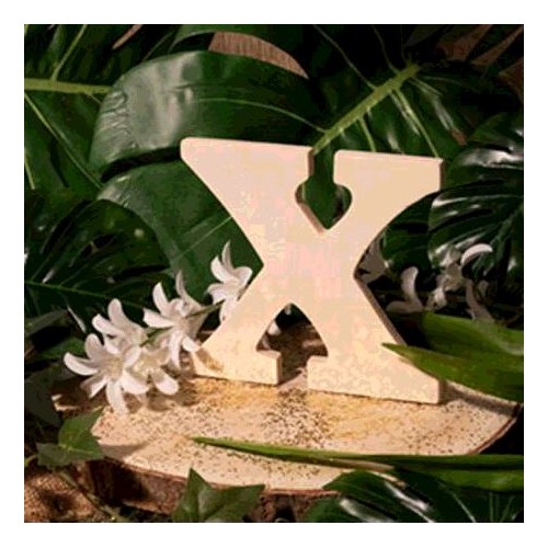 LETTRE EN BOIS &quot;X&quot; A DECORER