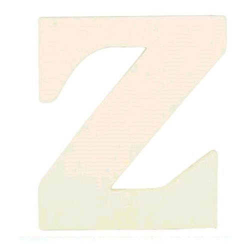 LETTRE EN BOIS "Z" A DECORER