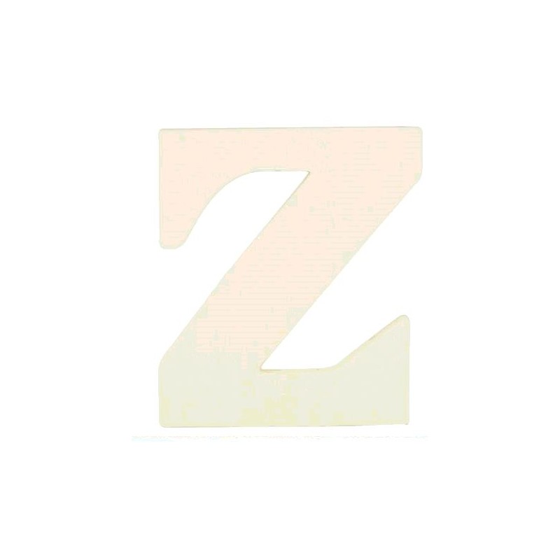 LETTRE EN BOIS "Z" A DECORER