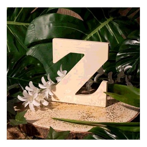 LETTRE EN BOIS &quot;Z&quot; A DECORER