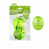 SACHET 6 BALLONS METAL VERT JOYEUX ANNIVERSAIRE