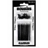 BOUGIES PAILLETTEES NOIR.X10