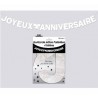 GUIRLANDE LETTRES JOYEUX ANNIVERSAIRE BLANC ALBATRE 4 METRES