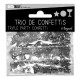 TRIO CONFETTIS ARGENT