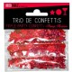 TRIO CONFETTIS ROUGE