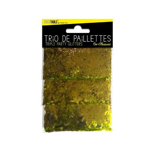 TRIO PAILLETTES OR NUANCE