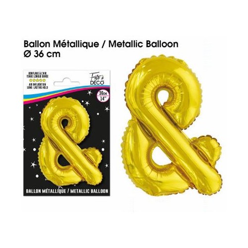 BALLON METALLIQUE OR &