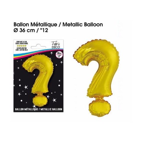 Ballons colorés Noir Or Argent Métallique 33cm 10pcs - Partywinkel