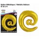 BALLON METALLIQUE OR @