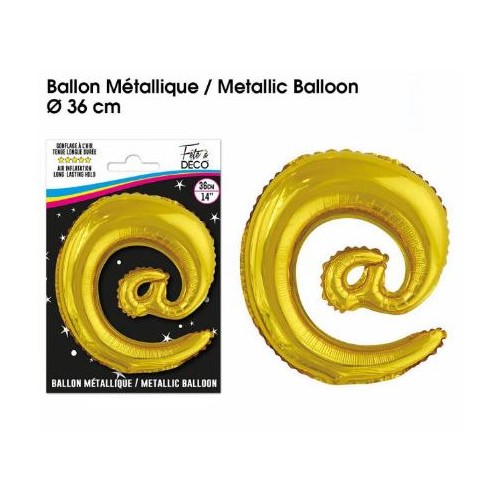 BALLON METALLIQUE OR @