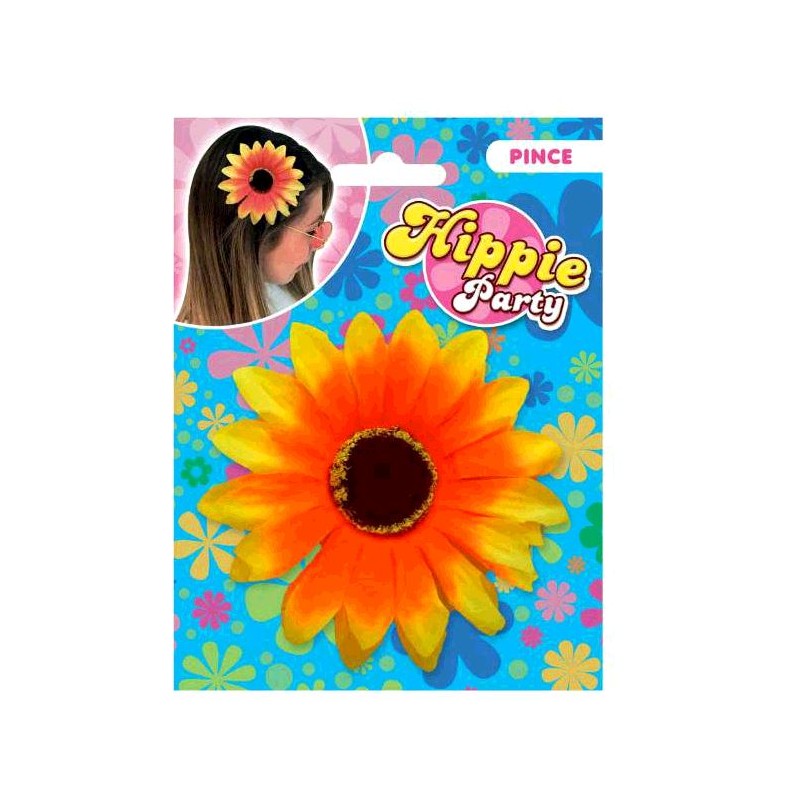 PINCE FLEUR TOURNESOL HIPPIE