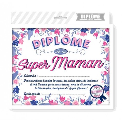 Cadre Diplome Super Mamie Ouest Fetes Cadre Diplome Super Mamie Ouest Fetes